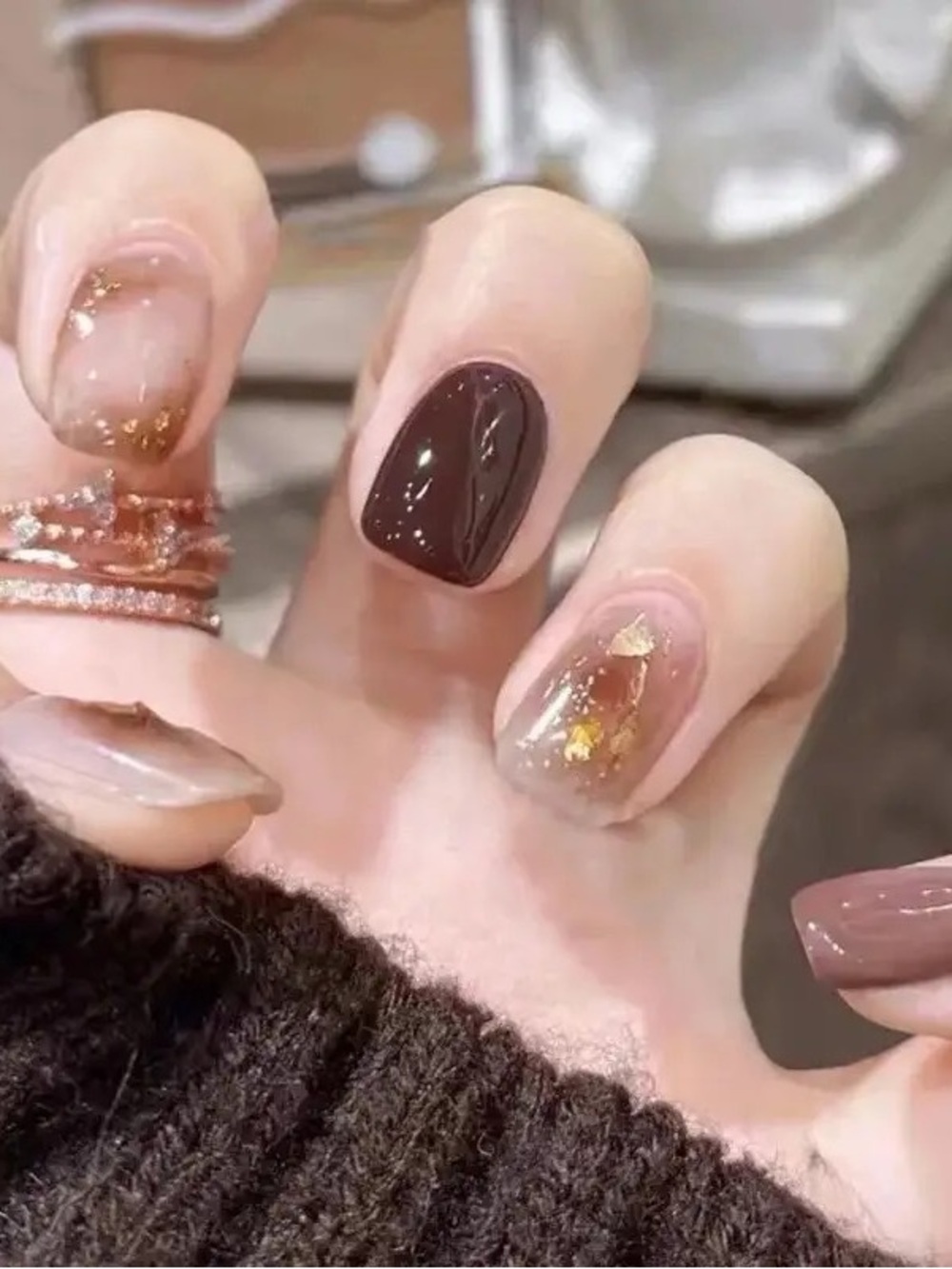 3/$40 NIB 24 Pcs French Minimalist Press On Nails